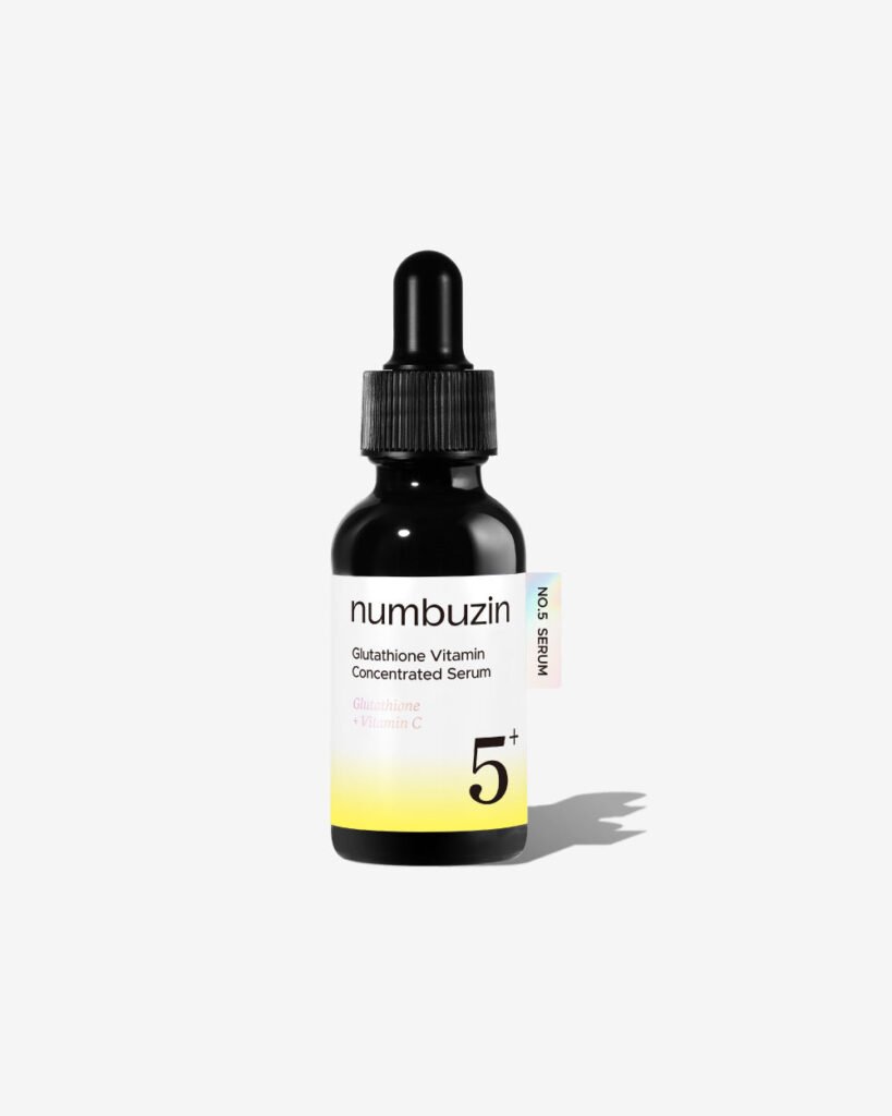 numbuzin No.5+ Glutathione Vitamin Concentrated Serum 30 ml bottle