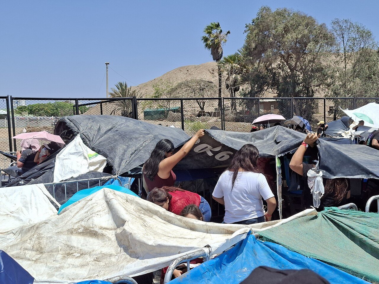 ARMY waiting outside the BTS ARIRANG concert in Lima, Peru, October 2026