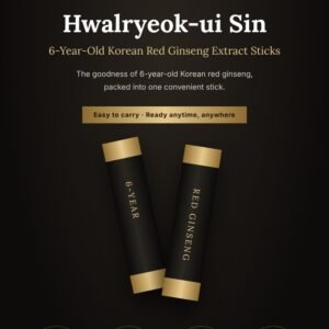 Korean red ginseng sticks Hwalryeok-ui Sin 12g by Jangsa-ui Sin