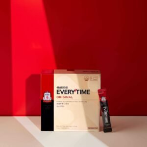 Jung Kwan Jang Everytime Original 30-stick box and 10ml red ginseng pouch