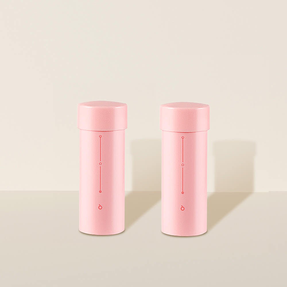 Two pink KAHI Multi Balm 9g refill cartridges; refillable outer case sold separately