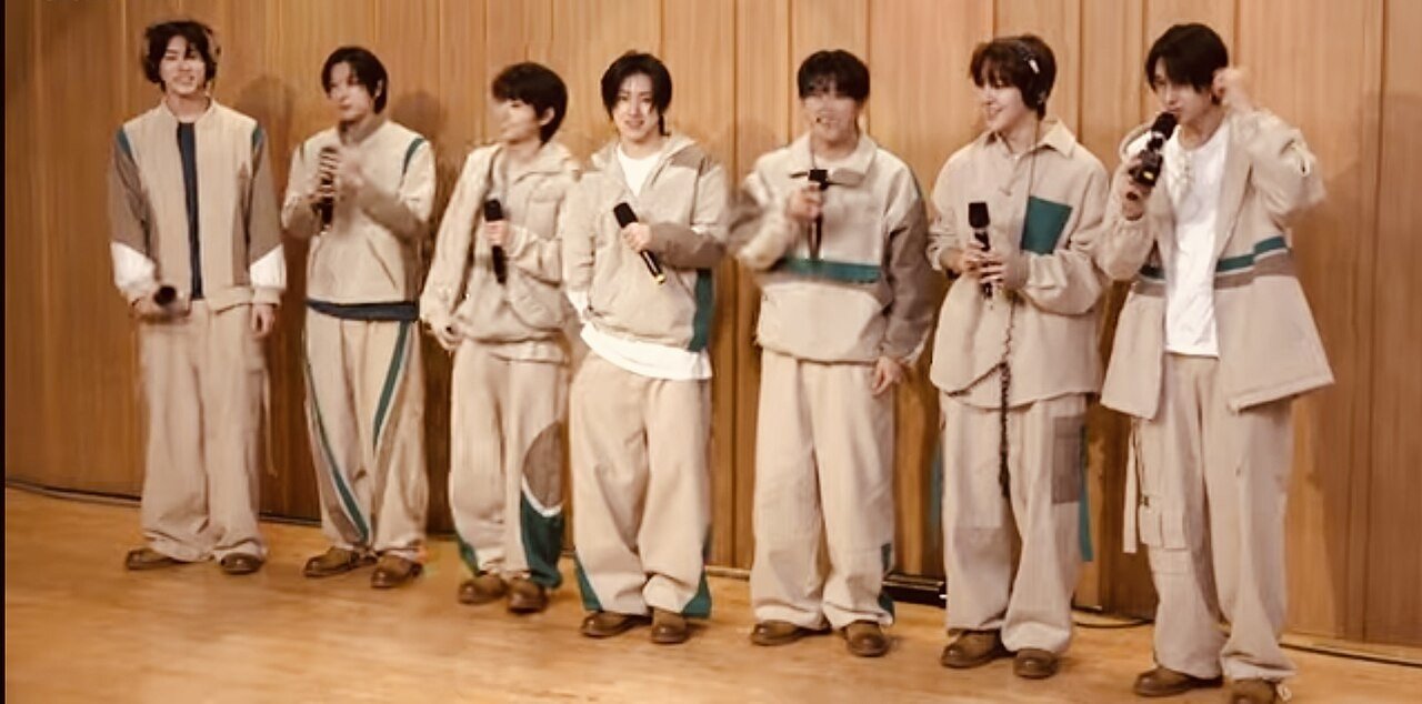 KickFlip performing live at SBS Radio on February 16, 2025