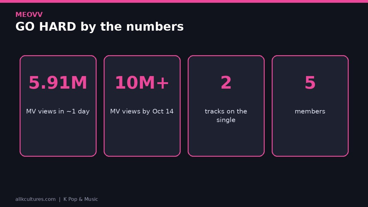 MEOVV infographic: GO HARD by the numbers