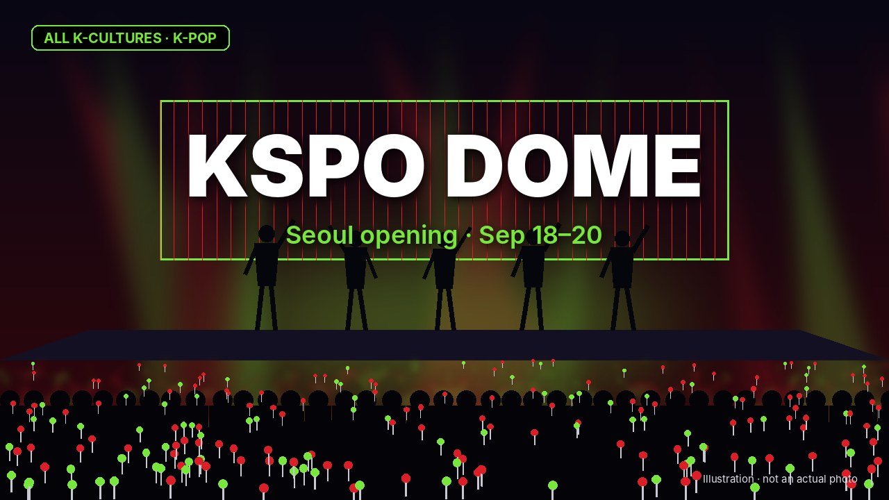 NCT 127 — KSPO DOME: Seoul opening · Sep 18–20 (illustration)