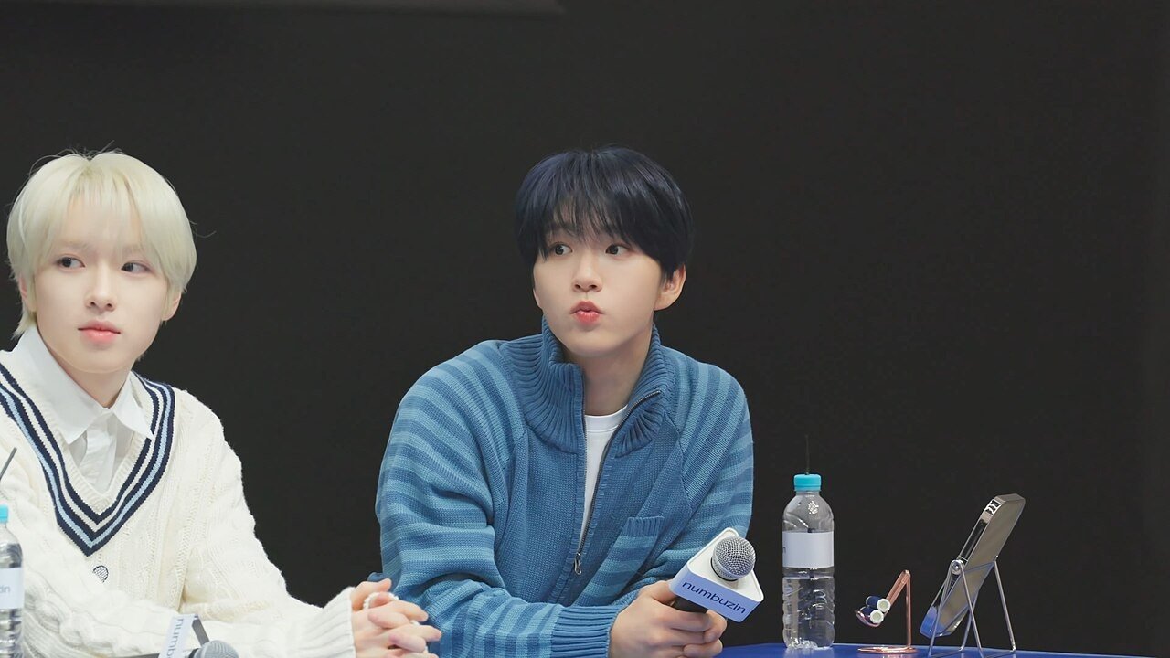 Sakuya and Jaehee of NCT WISH at a February 2026 fansign