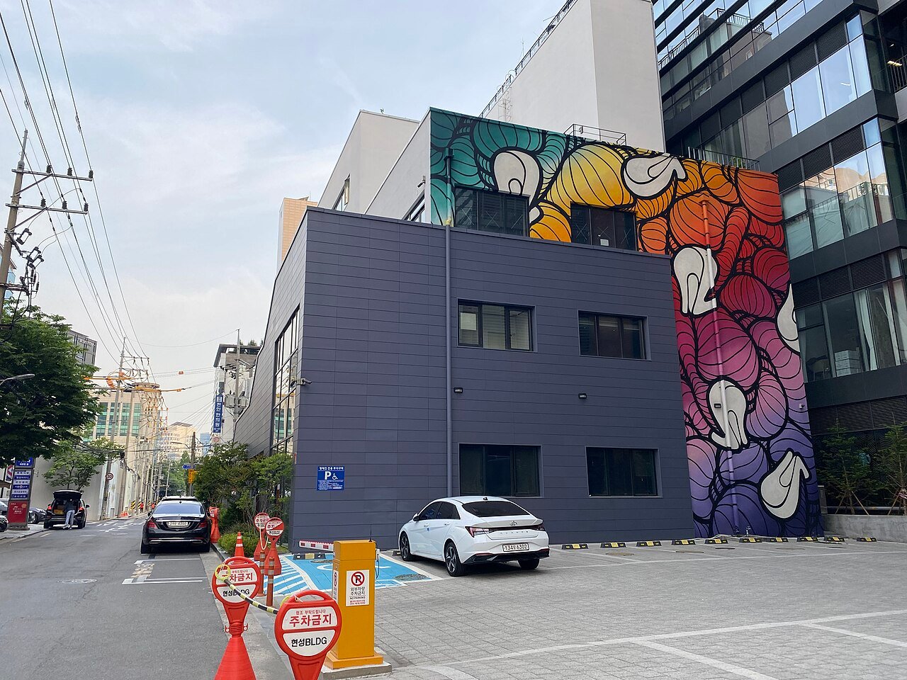 Graffiti art in Seongsu-dong near Daelim Changgo