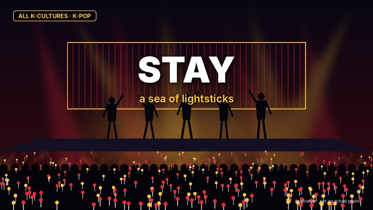 Stray Kids — STAY: a sea of lightsticks (illustration)