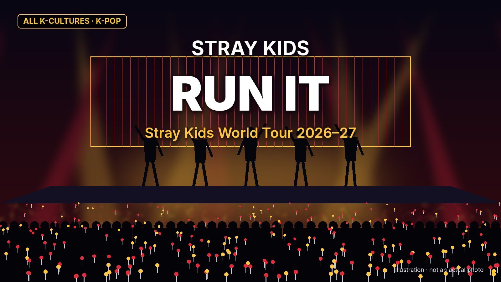 Stray Kids RUN IT Tour 2026: Japan Stadium Record & Dates