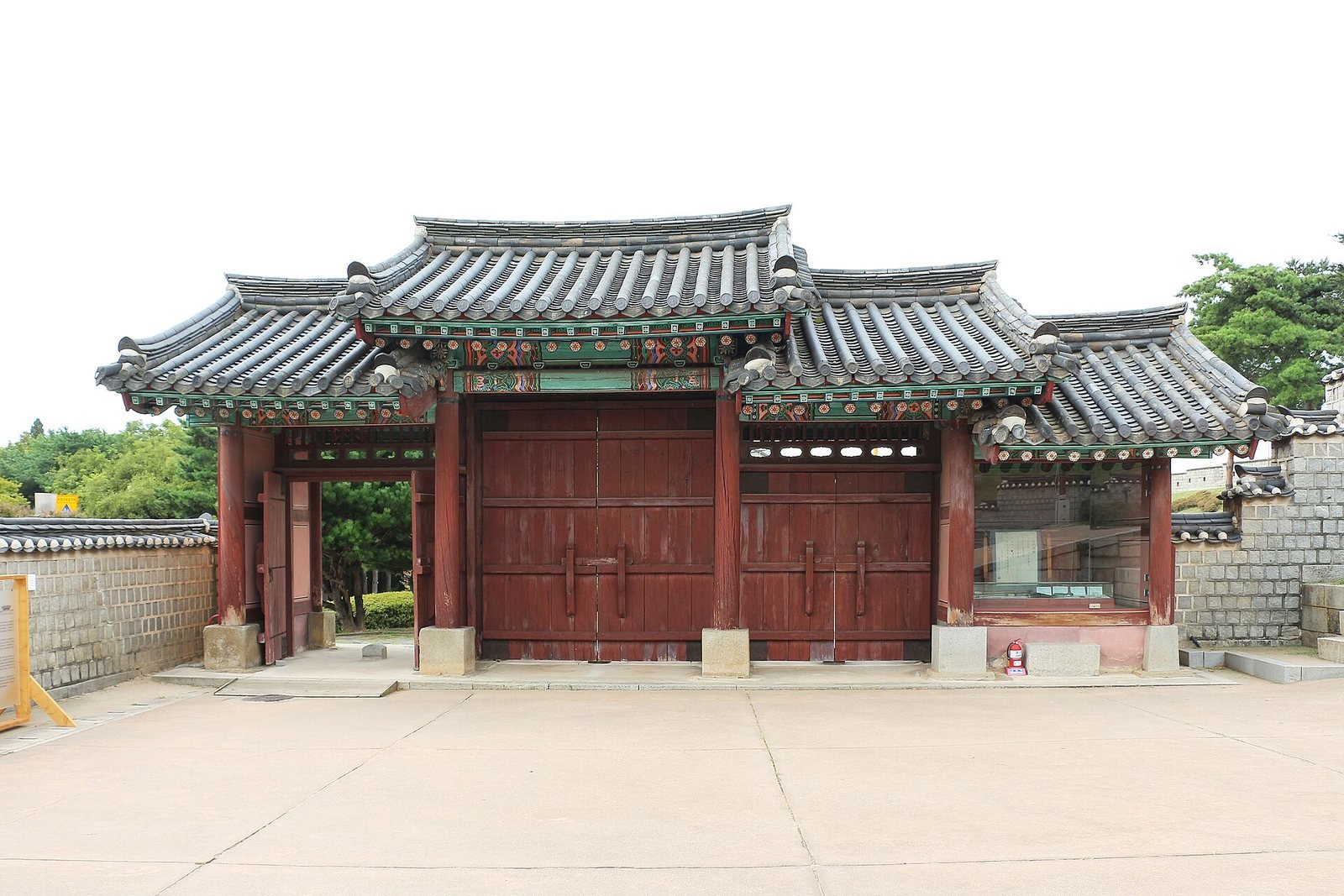 Traditional gate building at Hwaseong Fortress