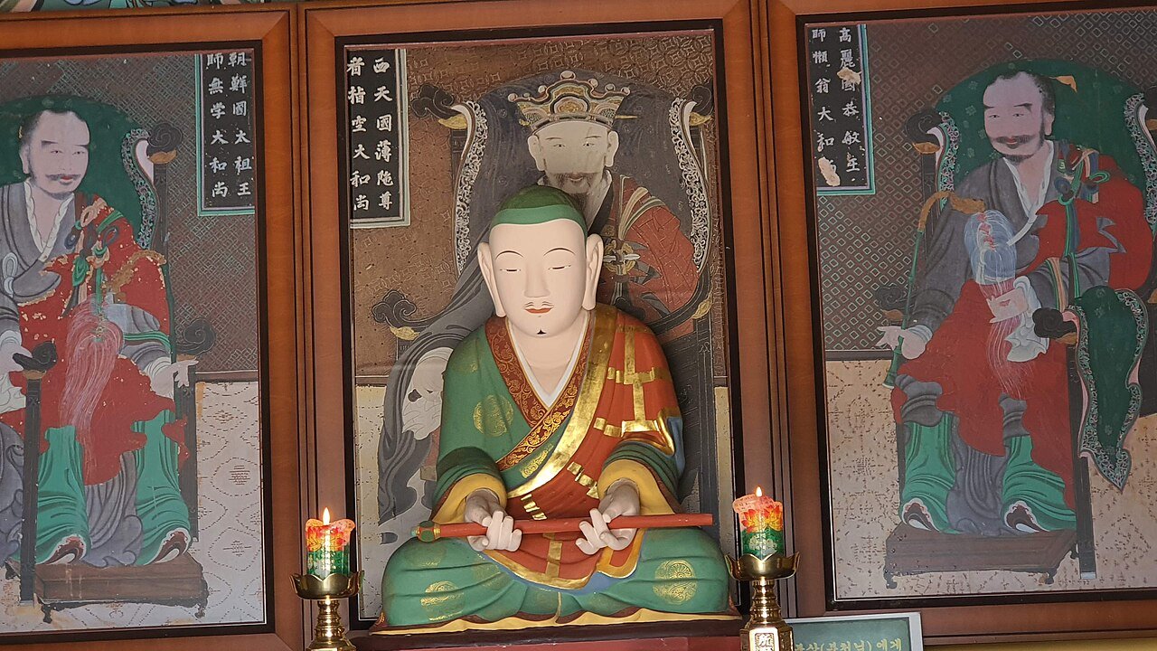 Buddhist painting at Silleuksa Temple